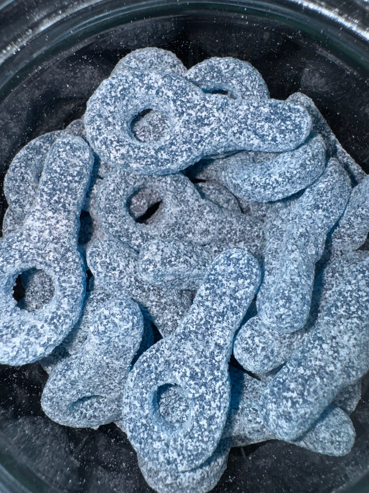 Tétines bleues sucrées