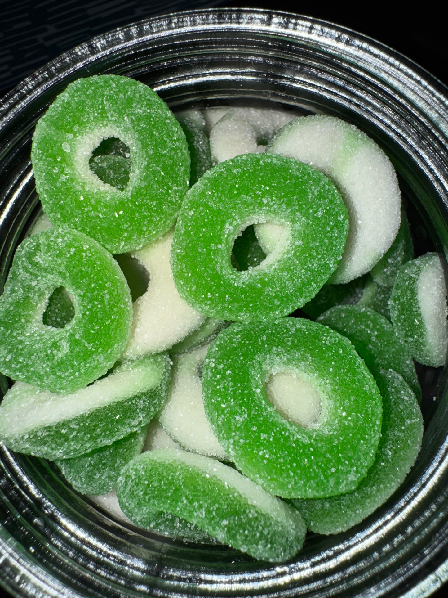 Anneaux pomme acide