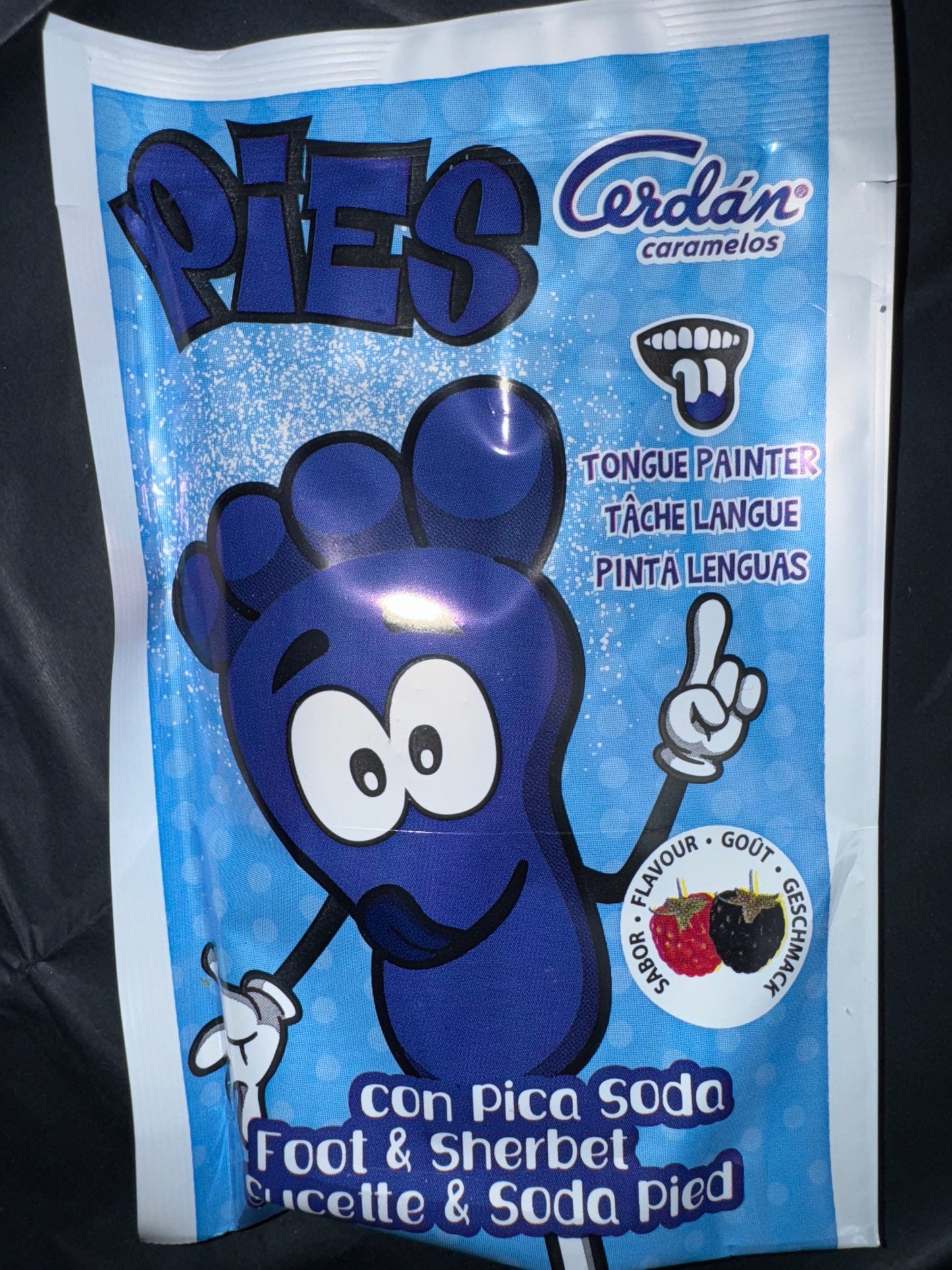 Sucettes pieds tâche langue fruits des bois Cerdan pièce
