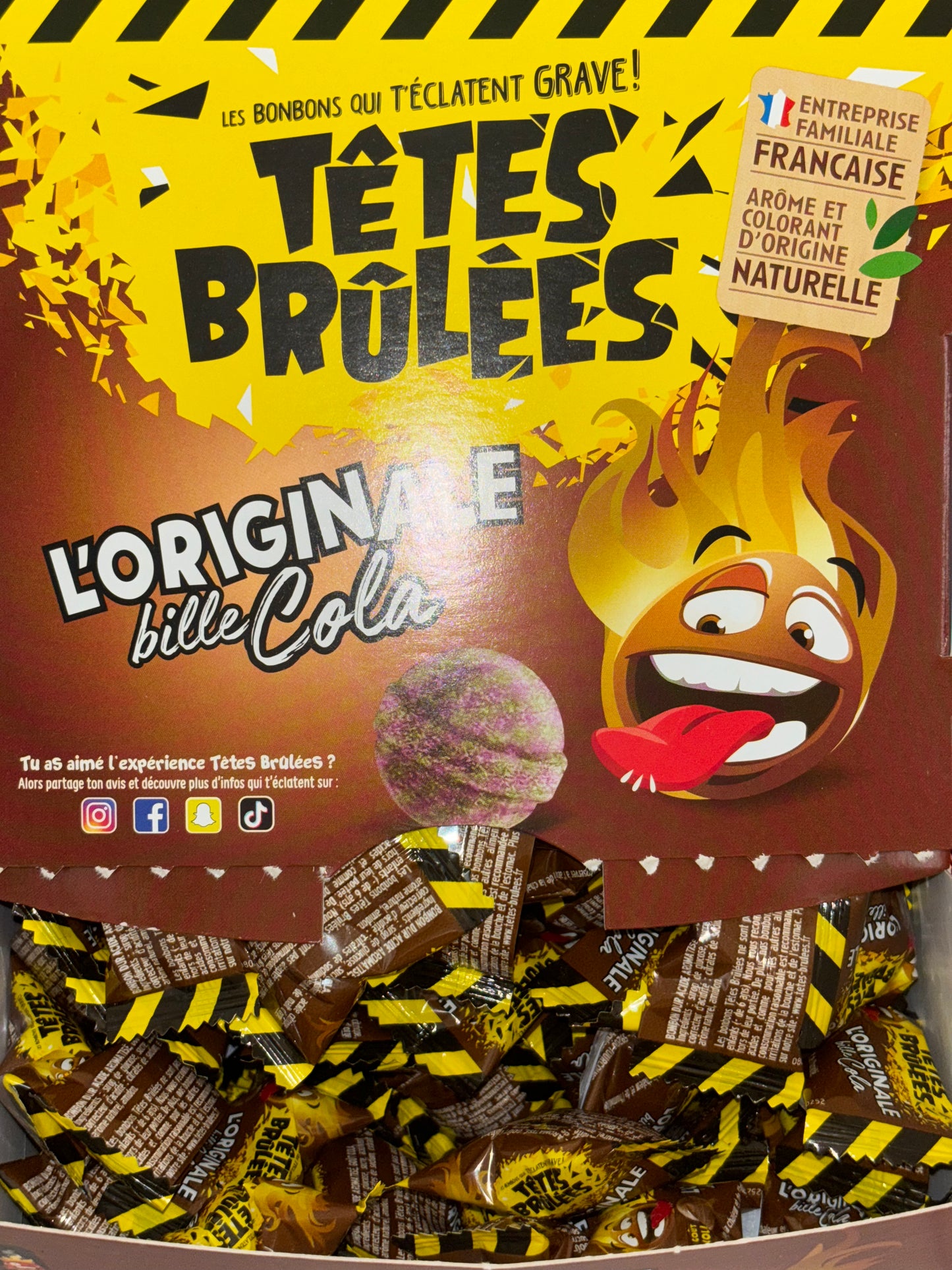 Têtes brulées billes Cola