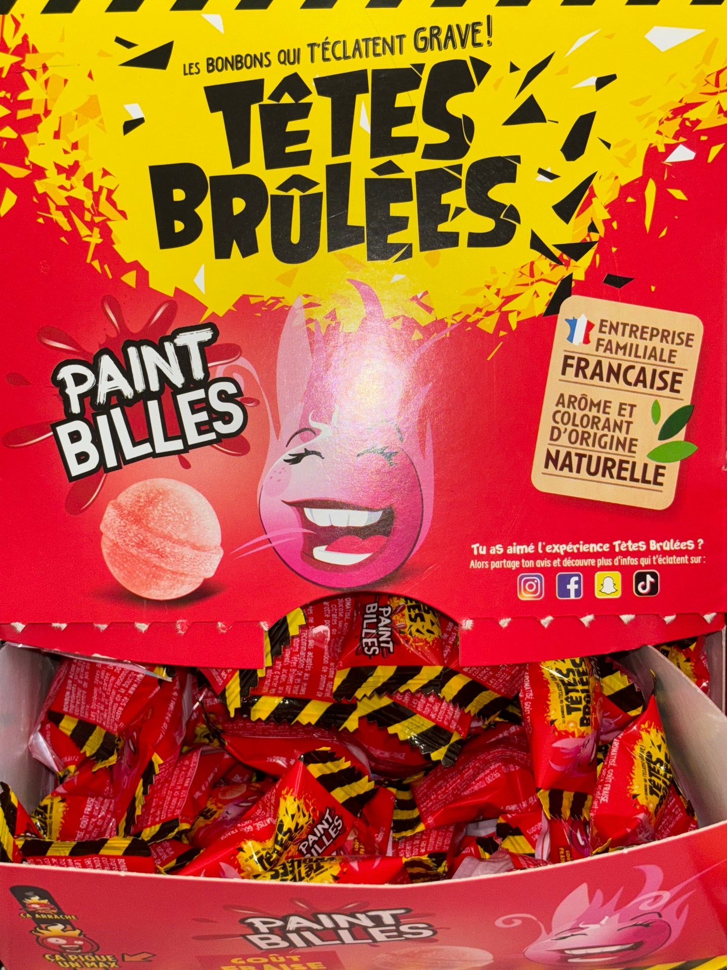 Têtes brulées billes Fraise